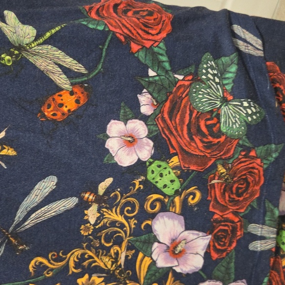 Adidas Rita Ora Set  Tee Vibrant Floral Design And Pants - Picture 8 of 15